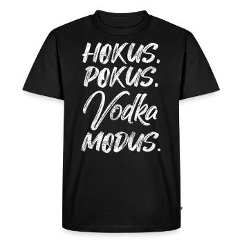 Vodka Feiern Wodka Party Saufen - Männer Premium Bio T-Shirt - Schwarz - Vorne - Nico (187cm)