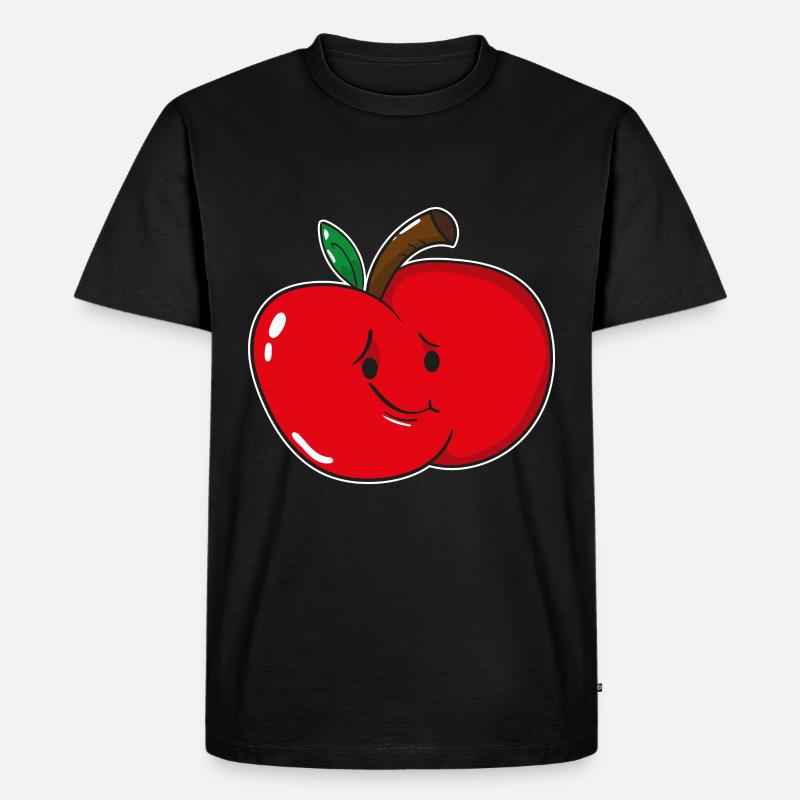 Apple fruit fruit - Men's Premium Organic T-Shirt - black