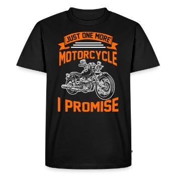 Motorcycle Motorcycle Motorcycle - Men's Premium Organic T-Shirt - black - Front - Nico (187cm)