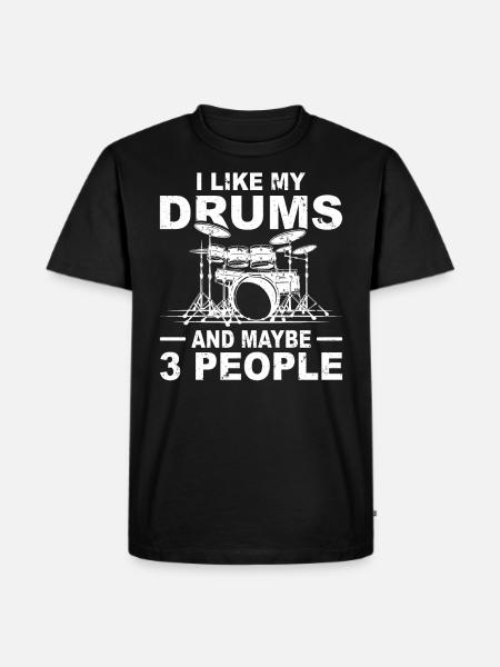 Drummer Gift Drummer Drummer - Men's Premium Organic T-Shirt - black