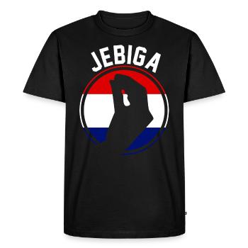 Croate Jebiga Brate Croatie Balkans Croates - T-shirt Premium bio Homme - noir - Devant - Nico (187cm)