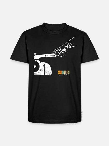 Schwalbefahrer - Simson Schwalbe DDR - Men's Premium Organic T-Shirt - black
