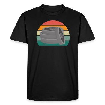 Strength training Gym fitness sport Training - Men's Premium Organic T-Shirt - black - Front - Nico (187cm)