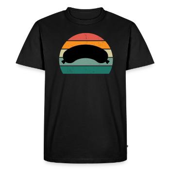 Boucher Fleischer Wurst croûte Fleischerei Fleischerei Fleisch - T-shirt Premium bio Homme - noir - Devant - Nico (187cm)