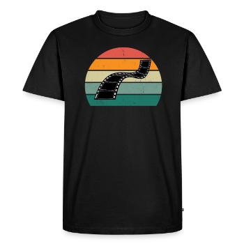 Photo Photos Photographer Focus Focus Photographer - Men's Premium Organic T-Shirt - black - Front - Nico (187cm)