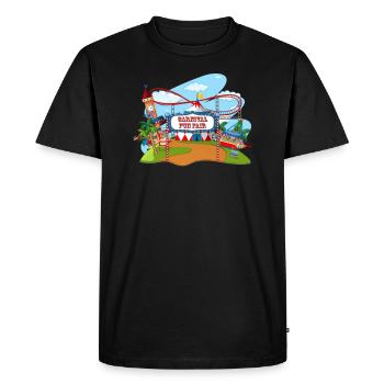 Holiday Holiday Fun Action Theme Park Roller Coaster - Men's Premium Organic T-Shirt - black - Front - Nico (187cm)