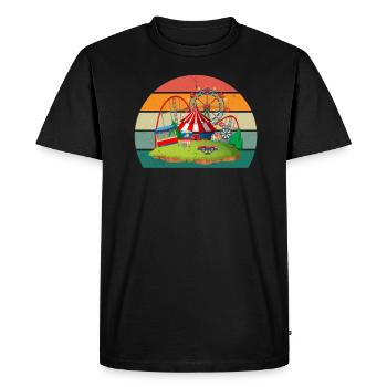 Holiday Holiday Fun Action Theme Park Roller Coaster - Men's Premium Organic T-Shirt - black - Front - Nico (187cm)
