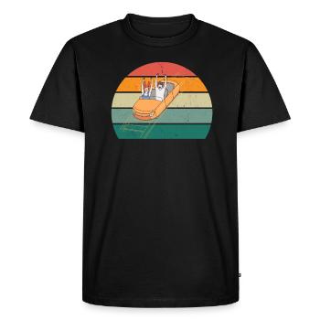 Holiday Holiday Fun Action Theme Park Roller Coaster - Men's Premium Organic T-Shirt - black - Front - Nico (187cm)