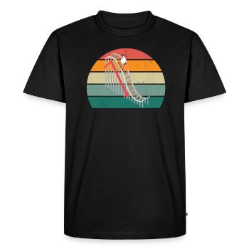 Holiday Holiday Fun Action Theme Park Roller Coaster - Men's Premium Organic T-Shirt - black - Front - Nico (187cm)