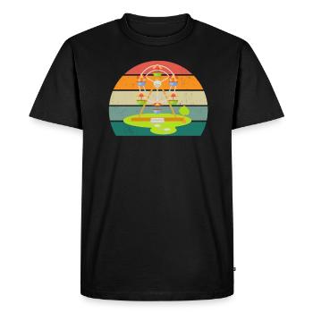 Holiday Holiday Fun Action Theme Park Roller Coaster - Men's Premium Organic T-Shirt - black - Front - Nico (187cm)