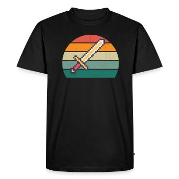 Gamblers Game Game Computer PC Console Gamer - Men's Premium Organic T-Shirt - black - Front - Nico (187cm)