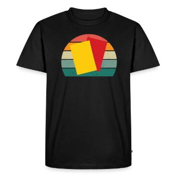 footballer ball player player player football - Men's Premium Organic T-Shirt - black - Front - Nico (187cm)