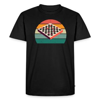 Jeux de société Jeu de société Jouer ensemble - T-shirt Premium bio Homme - noir - Devant - Nico (187cm)