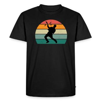 Guitariste Guitariste Guitariste Guitariste Guitare Basse - T-shirt Premium bio Homme - noir - Devant - Nico (187cm)