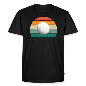 Golfeur Golfeurin Golfspieler Golfspielerin Golf - T-shirt Premium bio Homme - noir - Devant - Nico (187cm)