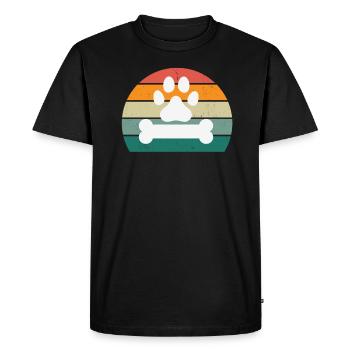 Chat ChatOn Chat Maman Chat Papa Maîtresse Chat - T-shirt Premium bio Homme - noir - Devant - Nico (187cm)