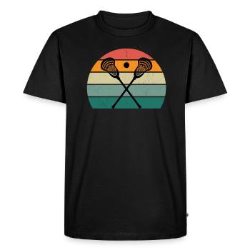 Crosse Raquette de crosse Tor Werfen Crosse - T-shirt Premium bio Homme - noir - Devant - Nico (187cm)