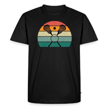 Crosse Raquette de crosse Tor Werfen Crosse - T-shirt Premium bio Homme - noir - Devant - Nico (187cm)