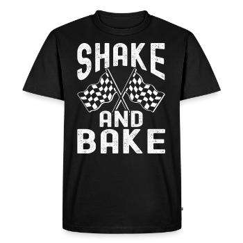 Shake And Bake Racing - Men's Premium Organic T-Shirt - black - Front - Nico (187cm)