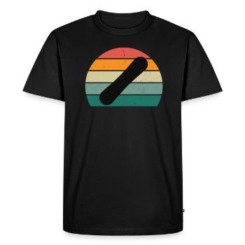 Snowboard Snowboarder Snowboarder Slope Snow - Men's Premium Organic T-Shirt - black - Front - Nico (187cm)