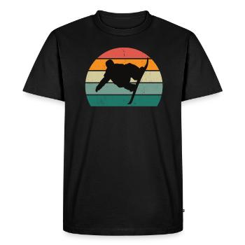 Snowboard Snowboarder Snowboarder Slope Snow - Men's Premium Organic T-Shirt - black - Front - Nico (187cm)