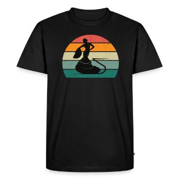 Espagne Espagnol Ibiza Majorque Minorque Madrid - T-shirt Premium bio Homme - noir - Devant - Nico (187cm)
