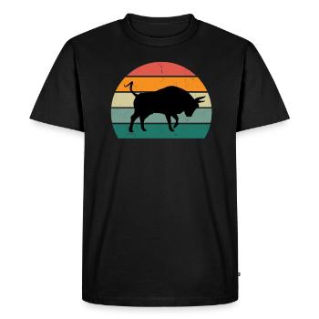 Spain Spanish Ibiza Mallorca Menorca Madrid - Men's Premium Organic T-Shirt - black - Front - Nico (187cm)