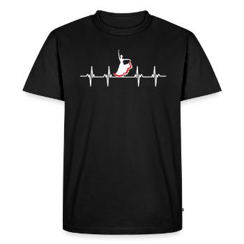 danseur danse mouvement mouvement mouvement couple - T-shirt Premium bio Homme - noir - Devant - Nico (187cm)