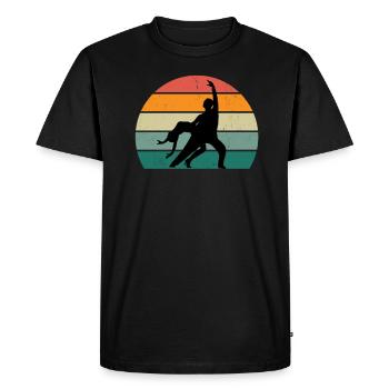 danseur danse mouvement mouvement mouvement couple - T-shirt Premium bio Homme - noir - Devant - Nico (187cm)