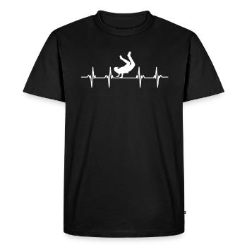 danseur danse mouvement mouvement mouvement couple - T-shirt Premium bio Homme - noir - Devant - Nico (187cm)