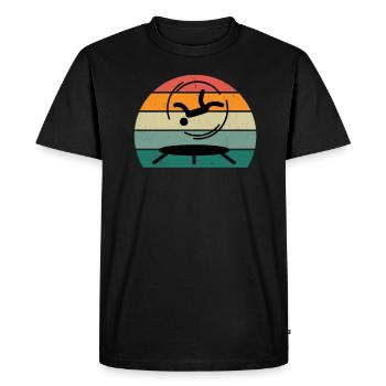 Trampoline jumper Trampoline jumper Trampoline - T-shirt Premium bio Homme - noir - Devant - Nico (187cm)