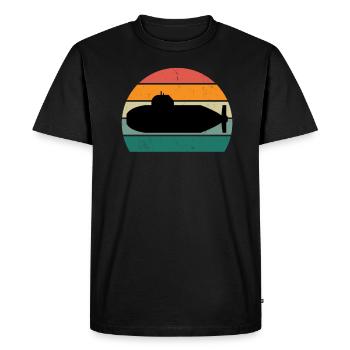 U-Bootfahrer U-Bootfahrerin Unterseeboot U-Boot - Männer Premium Bio T-Shirt - Schwarz - Vorne - Nico (187cm)