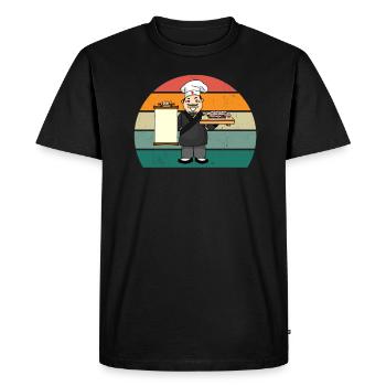 Maki sushi nourriture poisson cru japon sushi japonais - T-shirt Premium bio Homme - noir - Devant - Nico (187cm)