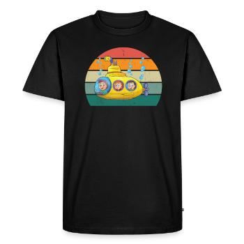 U-boater submariner submariner sous-marin - T-shirt Premium bio Homme - noir - Devant - Nico (187cm)