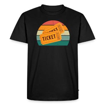 actor actress musician music theatre - Men's Premium Organic T-Shirt - black - Front - Nico (187cm)