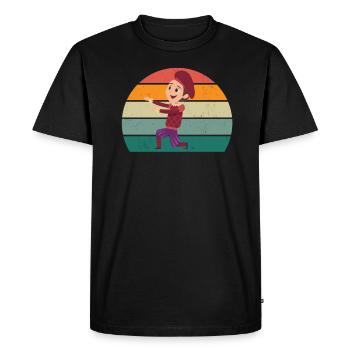 actor actress musician music theatre - Men's Premium Organic T-Shirt - black - Front - Nico (187cm)