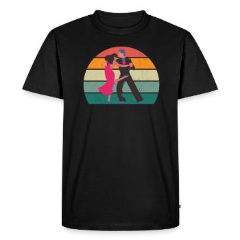 dancer dancer dance move movement couple dance - Men's Premium Organic T-Shirt - black - Front - Nico (187cm)