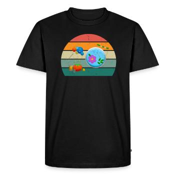 knitting knitter seamstressin sewing sewing needle - Men's Premium Organic T-Shirt - black - Front - Nico (187cm)