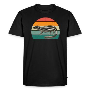 Skunks stink mammals defend skunk - Men's Premium Organic T-Shirt - black - Front - Nico (187cm)