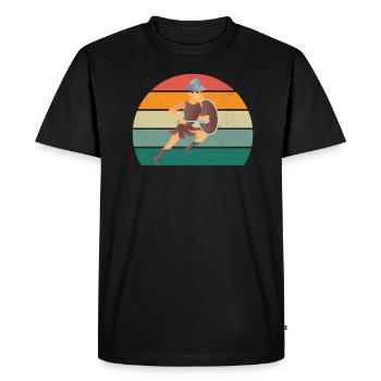 Sword Fighting Sword Blade Lance Sabre Dagger - Men's Premium Organic T-Shirt - black - Front - Nico (187cm)