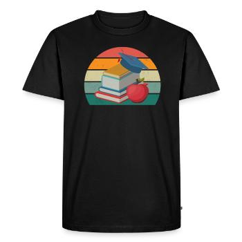 Schools, teachers teachers pupils, pupils class - Men's Premium Organic T-Shirt - black - Front - Nico (187cm)