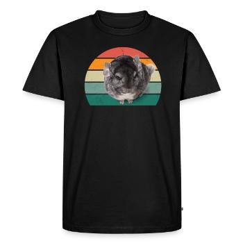 Rongeurs Rongeurs Hamster Rat Souris Écureuil - T-shirt Premium bio Homme - noir - Devant - Nico (187cm)