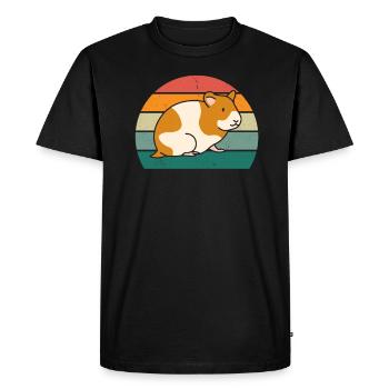 Rongeurs Rongeurs Hamster Rat Souris Écureuil - T-shirt Premium bio Homme - noir - Devant - Nico (187cm)