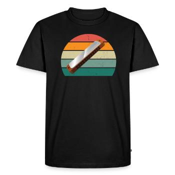 Harmonica Harmonica player Harmonicas - Men's Premium Organic T-Shirt - black - Front - Nico (187cm)