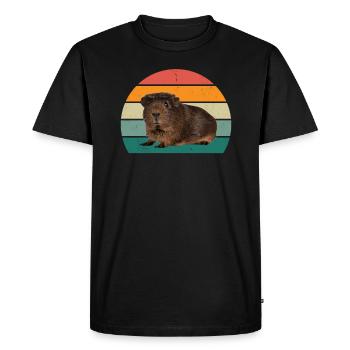 Guinea pig guinea pig mom guinea pig - Men's Premium Organic T-Shirt - black - Front - Nico (187cm)