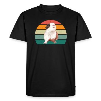 Cochon d’Inde Cochon d’Inde Maman Cochon d’Inde - T-shirt Premium bio Homme - noir - Devant - Nico (187cm)