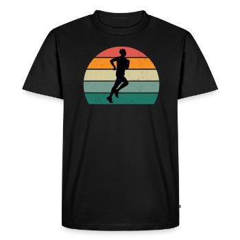 Race Runner Runner Renner Renner Jogging - Men's Premium Organic T-Shirt - black - Front - Nico (187cm)