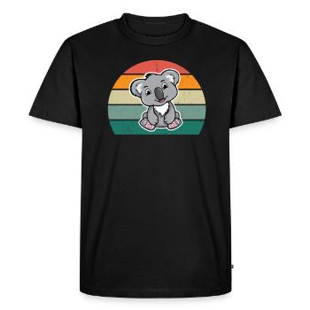 Koalas Koala Bear Australia Marsupial Bag Koala - Men's Premium Organic T-Shirt - black - Front - Nico (187cm)