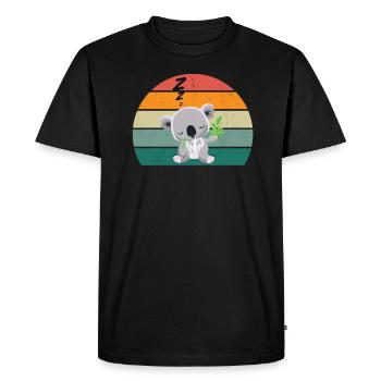 Koalas Koala Bear Australia Marsupial Pouch Koala - Men's Premium Organic T-Shirt - black - Front - Nico (187cm)