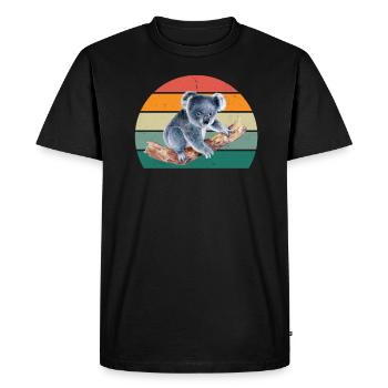 Koalas Koala Bear Australia Marsupial Bag Koala - Men's Premium Organic T-Shirt - black - Front - Nico (187cm)